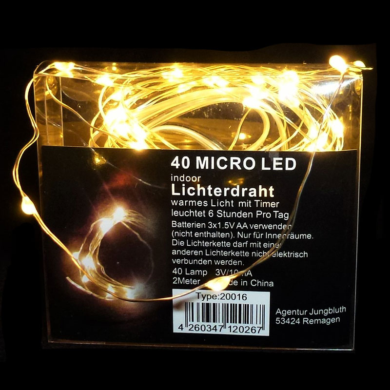 Lichterdraht - 40 Micro LED-303